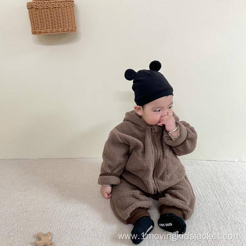 Boy's Baby Suit Autumn And Winter Warm Jacket